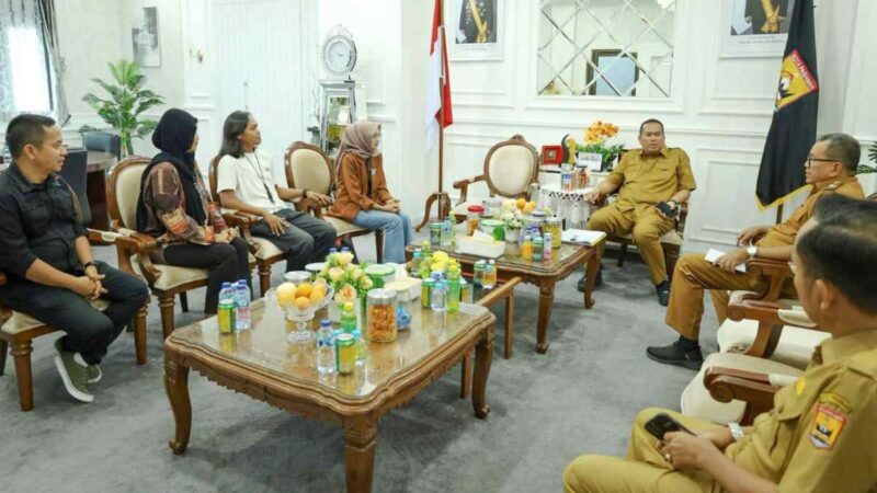 Wali Kota Pariaman Yota Balad menyambut hangat ide kreatif pemuda dalam memajukan sinema budaya kota pariaman pada Selasa (8/9/2026).(poto: radarsumbar.com).