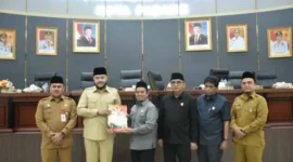 Dewan Perwakilan Rakyat Daerah Kota Padang menyetujui penetapan Ranperda Pajak Daerah Padang menjadi peraturan daerah dalam rapat paripurna pada,(31/8/2026).(poto: padangkita.com).