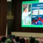 Gubernur Lemhannas, TB Ace Hasan Syadzily saat memberikan kuliah umum di Universitas Andalas.(poto: padangkita.com).