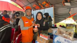Hujan deras memicu bencana banjir bandang gunung talang di Kabupaten Solok, Sumatera Barat, pada Senin (21/9/2026) malam.(poto: padangkita.com).