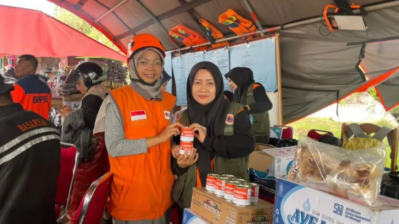 Hujan deras memicu bencana banjir bandang gunung talang di Kabupaten Solok, Sumatera Barat, pada Senin (21/9/2026) malam.(poto: padangkita.com).