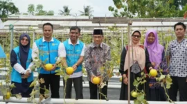 Wakil Wali Kota Padang, Maigus Nasir, menghadiri langsung peluncuran program Tanggung Jawab Sosial dan Lingkungan.(poto: padangkita.com).