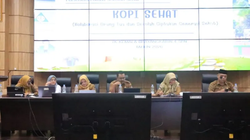 Pemerintah Kota Padang melalui Bagian Kesejahteraan Rakyat (Kesra) melaksanakan Penilaian Lomba Sekolah Sehat Berstratifikasi UKS/M Strata Standar Tingkat Kota Padang Tahun 2026.(poto: padangkita.com).