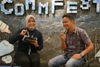 Kepala Dinas Kominfo Kota Padang, Tommy TRD, menjadi narasumber di acara COMMFEST Universitas Negeri Padang (UNP). Ia menekankan pentingnya literasi.(poto: padangkita.com).