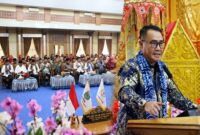 Wali Kota Sungai Penuh Alfin, SH resmi mengukuhkan jajaran Dewan Pengurus Daerah Perkumpulan Keluarga Pesisir Selatan (DPD PKPS) Kota Sungai Penuh untuk masa bakti 2025–2030.(poto: istimewa).