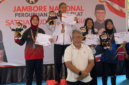 Tiga pesilat muda asal SMAN 1 Sungai Penuh sukses menyabet medali pada Kejuaraan Nasional Silat Satria Muda Indonesia di Cibubur, Jakarta, sepanjang 13 hingga 18 Oktober 2026.(poto: dorlanhikmah.com).