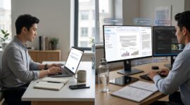 Beda Gemini gratis (kiri) untuk tugas harian & versi berbayar (kanan) dengan fitur pro serta integrasi Workspace.(poto: AI).