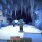 Ilustrasi: Pemain menjelajahi biome baru Ice Caves yang dipenuhi formasi es dan ancaman mob Frostbite di Minecraft Snapshot 26.4.(poto: AI).