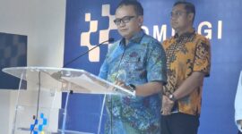 Direktur Strategi dan Kebijakan Infrastruktur Digital Komdigi Denny Setiawan membeberkan hasil evaluasi tersebut di Jakarta, Sabtu (3/10/2026).(poto: kompas.com).
