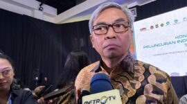 Ketua KPK Setyo Budiyanto menyampaikan komitmen pengusutan ini saat berbicara di Gedung Juang KPK, Jakarta Selatan, Selasa (6/10/2026).(poto: kompas.com).