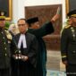 Presiden Prabowo Subianto resmi melantik Jenderal TNI Tandyo Budi Revita sebagai Kepala Staf Angkatan Darat pada Kamis, 15 Oktober 2026.(poto: kompas.com).