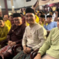 Waliota Alfin, Duduk berdampingan dengan beberapa orang Kepala Daerah saat menghadiir HUT ke-72 Tanjab Timur.(poto: istimewa).