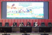 Dinas Perikanan dan Pangan menggelar Rapat Strategi Keberlanjutan Kelompok Wanita Tani (KWT) dan Petani Milenial Terdampak Bencana di Gedung Bagindo Aziz Chan Balai Kota Padang Aie Pacah.(poto: padangkita.com).