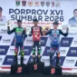 Pembalap Kota Padang borong tiga medali emas Porprov Sumbar 2026 di Lanud Sutan Sjahrir. Kontingen memimpin perebutan predikat juara umum.(poto: padangkita.com).
