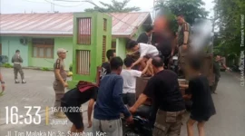 Satuan Polisi Pamong Praja Kota Padang berhasil menggagalkan rencana aksi tawuran pelajar di Padang pada Jumat (6/10/2026).(poto: padangkita.comn).