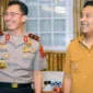 Wakil Gubernur Sumbar Vasko Ruseimy menggelar pertemuan khusus di Padang bersama Kapolda Sumbar Irjen Pol. Jawari.(poto: padangkita.com).