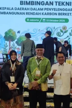 Gubernur Sumbar Mahyeldi Dorong Kebijakan Rendah Karbon dan Nilai Ekonomi Karbon di Jakarta