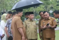 Wakil Wali Kota Padang Maigus Nasir memimpin langsung agenda peninjauan lapangan.(poto: padangkita.om). 