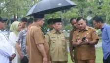 Wakil Wali Kota Padang Maigus Nasir memimpin langsung agenda peninjauan lapangan.(poto: padangkita.om).