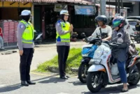 Jajaran Kepolisian Daerah Sumatera Barat terus menggeber Operasi Patuh Singgalang 2026 di seluruh wilayah hukum Sumbar.(poto: padangkita.com).