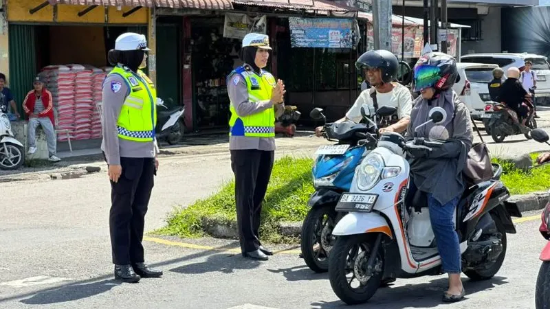 Jajaran Kepolisian Daerah Sumatera Barat terus menggeber Operasi Patuh Singgalang 2026 di seluruh wilayah hukum Sumbar.(poto: padangkita.com).