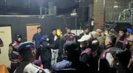Tim gabungan menyisir puluhan tempat hiburan malam di Kota Padang sejak Sabtu (24/10/2026) tengah malam hingga Minggu (25/10/2026).(poto: padangkita.com).