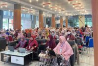 Sebanyak 350 guru SMP negeri dan swasta dari 104 sekolah mengikuti Bimbingan Teknis Pengembangan Konten Digital Pendidikan bagi Guru SMP se-Kota Padang Tahun 2026.(poto: radarsumbar.com).