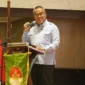 Sekretaris Daerah Provinsi Sumatera Barat, Arry Yuswandi, membuka agenda Sosialisasi Pencegahan Kanker Serviks dan Kick Off Vaksinasi HPV di Aula Kantor Gubernur, Kamis (15/10/2026).(poto: padangkita.com).