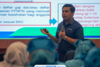 RSUP Dr M Djamil Padang mengedukasi ASN soal kepesertaan keluarga tambahan JKN dan skema iuran satu persen gaji demi perlindungan kesehatan.(poto: padangkita.com).