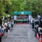 Kawasan Kampus Universitas Andalas (UNAND) Limau Manis memutih saat ribuan pelari menyemarakkan gelaran UNANDRun 2026 Jalan Sehat pada Minggu (11/10/2026).(poto: padangkita.com).