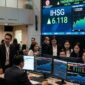 Aktivitas Bursa Efek Indonesia saat IHSG berpeluang menguat ke level 6.118 didorong sentimen global.(poto: AI).