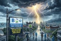 Ilustrasi Cuaca Sumatera Barat.(poto: AI).