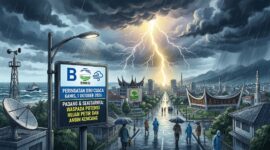 Ilustrasi Cuaca Sumatera Barat.(poto: AI).
